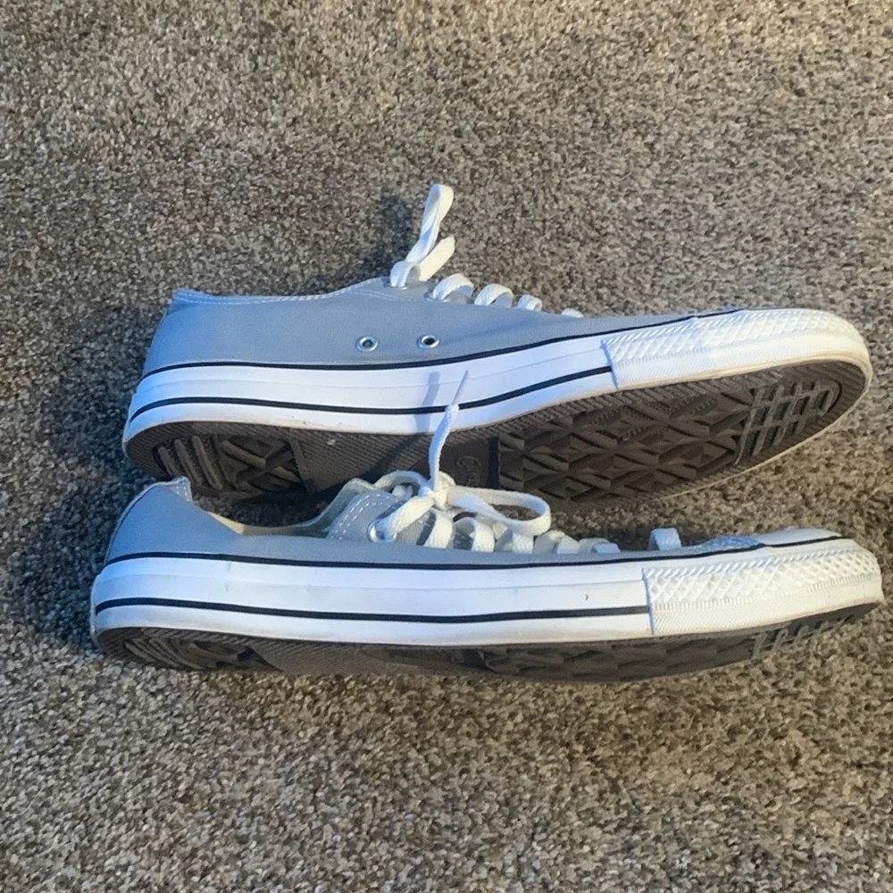 Converse All Star Low Top Gray Shoes Men’s 11, Women’s 13